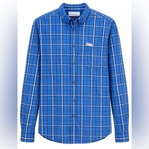 Columbia Sportswear Long Sleeve Button Down Shirt Sz Lg